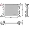 Radiateur moteur DENSO DRM20121