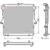 Radiateur, refroidissement moteur DENSO DRM10118