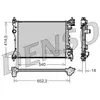 Radiateur, refroidissement du moteur DRM01005 Denso DRM01005