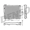 Radiateur moteur DENSO DRM17036