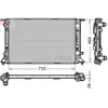Radiateur, refroidissement du moteur DRM02022 Denso DRM02022