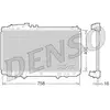 Radiateur, refroidissement moteur DENSO DRM51009