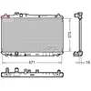 Radiateur, refroidissement moteur DENSO DRM40037