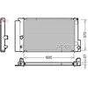 Radiateur, refroidissement du moteur DRM50087 Denso DRM50087