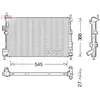Radiateur moteur DENSO DRM10009
