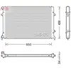 Radiateur, refroidissement du moteur DRM32042 Denso DRM32042