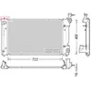 Radiateur, refroidissement du moteur DRM50098 Denso DRM50098