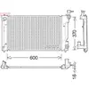 Radiateur, refroidissement moteur DENSO DRM50094