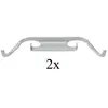 ABS Kit d'accessoires, plaquette de frein à disque 1222Q