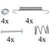 ABS Kit d'accessoires, mâchoires de frein de stationnement 0791Q