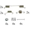 ABS Kit d'accessoires, mâchoires de frein de stationnement 0828Q