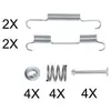 ABS All Brake Systems Kit d'accessoires, mâchoires de frein de stationnement 0896Q