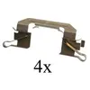 ABS All Brake Systems Kit d'accessoires, plaquette de frein à disque 1626Q