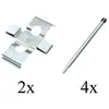 ABS All Brake Systems Kit d'accessoires, plaquette de frein à disque 1611Q