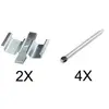 ABS Kit d'accessoires, plaquette de frein à disque 1765Q