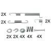 Kit d'accessoires, mâchoire de frein, 180 mm, Essieu arrière A.B.S., par ex. pour Nissan