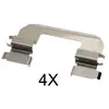 ABS Kit d'accessoires, plaquette de frein à disque 1825Q