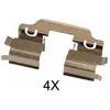 ABS Kit d'accessoires, plaquette de frein à disque 1653Q