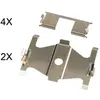 ABS Kit d'accessoires, plaquette de frein à disque 1754Q