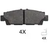 A.B.S. Kit De Plaquettes De Frein, Frein À Disque 37913 Abs Abs 37913 Lexus