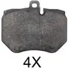 A.B.S. ALL BRAKE SYSTEMS BV. Plaquettes de frein X4 pour AUDI: RS6 (Ref: 37740)