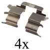ABS All Brake Systems Kit d'accessoires, plaquette de frein à disque 1277Q