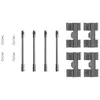ABS Kit d'accessoires, plaquette de frein à disque 0967Q