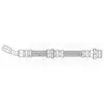 A.B.S. ALL BRAKE SYSTEMS BV. Flexible de frein pour HYUNDAI: Elantra, Lantra, Coupé (Ref: SL 5019)
