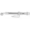 A.B.S. ALL BRAKE SYSTEMS BV. Flexible de frein pour HONDA: Prelude (Ref: SL 5003)