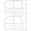 A.B.S. ALL BRAKE SYSTEMS BV. Plaquettes de frein X4 (Ref: 36434)