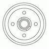 Tambour de frein 3331-S ABS 3331S