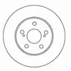 A.B.S. ALL BRAKE SYSTEMS BV. Disques de frein pour TOYOTA: Carina (Ref: 16304)