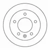 Disque de frein, ventil, Essieu avant A.B.S., par ex. pour Mercedes-Benz, VW