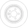 ABS Disque de frein, plein, Essieu arrière A.B.S., par ex. pour MG, Rover