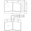Kit de plaquettes de frein, frein à disque 36597 ABS 36597