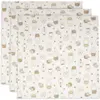Lot de 3 langes en gaze de coton Miffy Family Farm (70 x 70 cm)