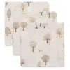 Lot de 3 mini langes en gaze de coton Tiny Park (31 x 31 cm)