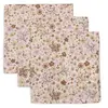 Lot de 3 mini langes en gaze de coton Flower Fairies (31 x 31 cm)