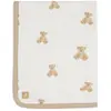 Jollein Couverture Berceau Jersey Teddy Bear En Coton Bio Beige