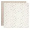 Jollein Lot de 2 maxi langes en gaze de coton Twig Wild Rose (115 x 115 cm)