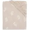 Jollein Drap housse en jersey Twig Wild Rose (70 x 140 cm)