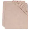 Lot de 2 housses de matelas à langer Éponge ROSE Jollein