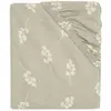 Drap-housse - JOLLEIN - Jersey Twig Vert Olive - 100% coton - 60x120cm - Lit bébé