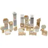 Jollein Set de cubes en bois Farm (34 pièces)