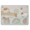 Puzzle en bois Farm MULTICOLORE Jollein