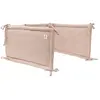 Jollein Tour de lit Grain Knit Wild Rose (pour lit 60 x 120 ou 70 x 140 cm)