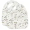 Jollein 029-864-67056 Lot de 2 bavoirs imperméables Dreamy Mouse Blanc