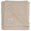 Jollein - Couverture berceau Basic Knit Nougat 75 x 100 cm - Jollein