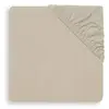 Jollein Drap-Housse en Jersey, 120 cm Longueur x 60 cm Largeur, Nougat