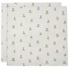 Jollein Lot de 2 maxi langes en coton ours Teddy Bear (115 x 115 cm)